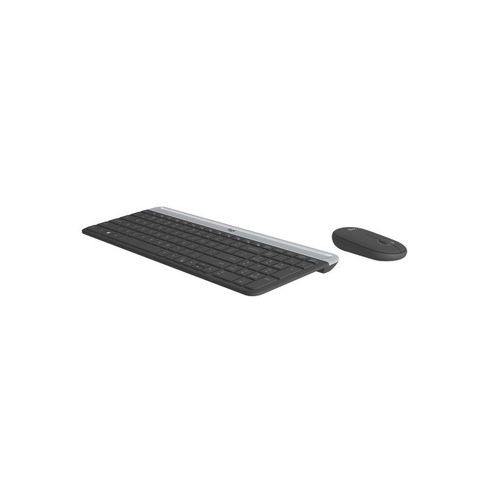 Logitech Slim Wireless Combo MK470, grafitna SLO - slika 2