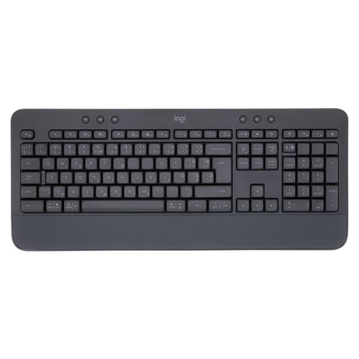 Logitech tipkovnica K650 Signature, Wireless, grafitna, SLO g.