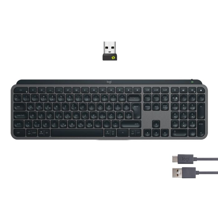 Logitech tipkovnica MX Keys S, grafitna, SLO - slika 5