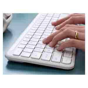 Logitech tipkovnica Signature Slim K950, bela, SLO gravura