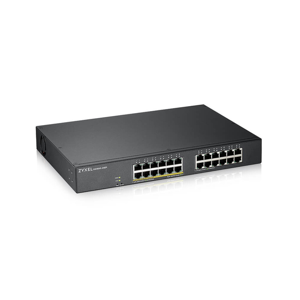 STIKALO 24-PORT ZyXEL 100/1000 PoE Managed Rackmount (GS1900-24EP-EU0101F) - slika 3