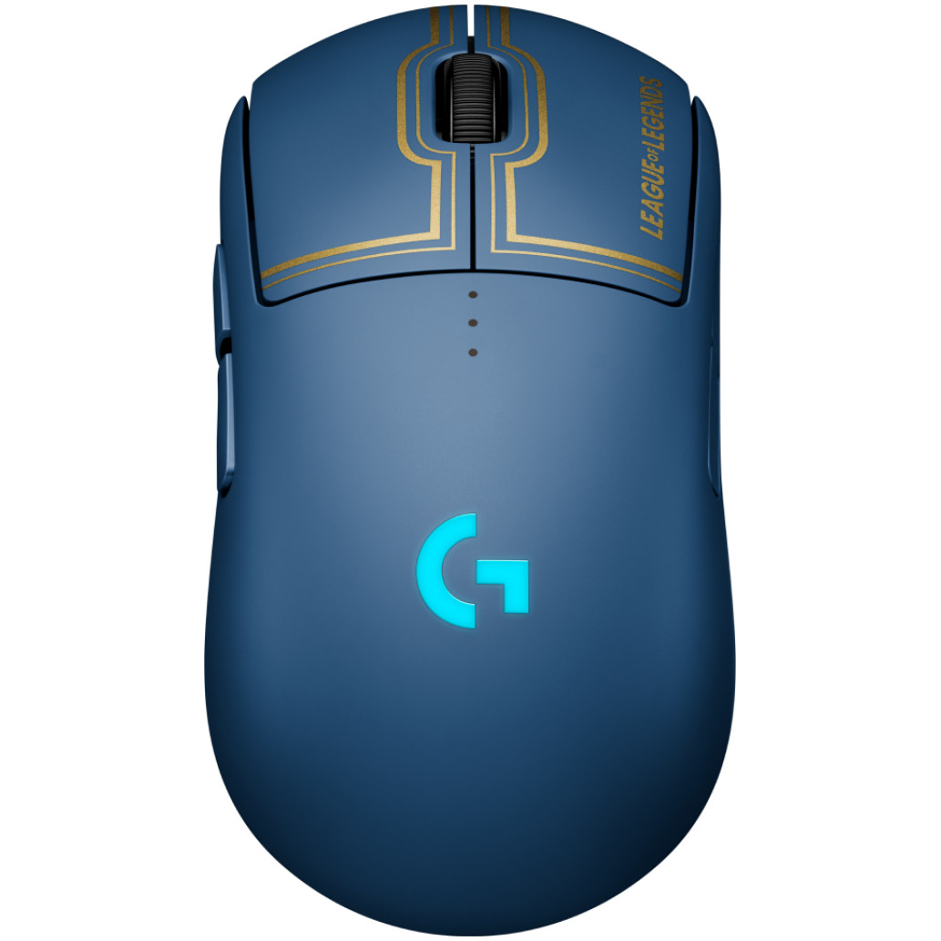 Miš Logitech brezžična optična gaming G PRO LOL Wave 2 modra (za levičarje in desničarje) LightSpeed senzor (910-006451) - slika 2