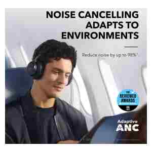 Anker Soundcore Space One naglavne Bluetooth slušalke, črna