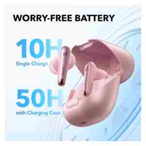 Anker Soundcore Liberty 4 NC brezžične slušalke, roza