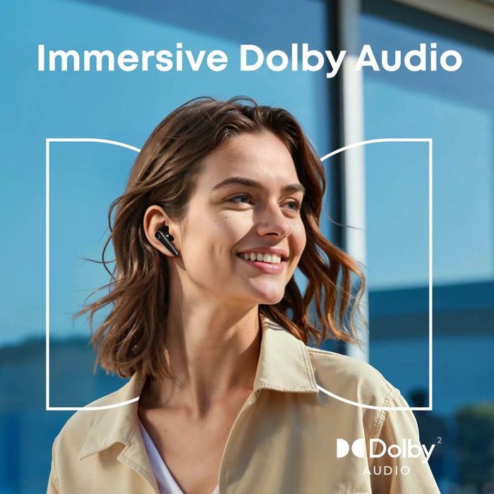 Anker Soundcore Liberty 5 brezžične slušalke, zlate - slika 4