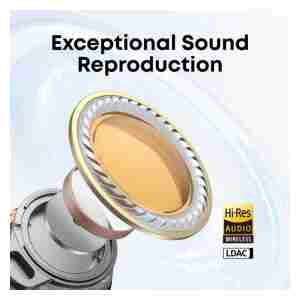 Anker Soundcore Liberty 5 brezžične slušalke, zlate