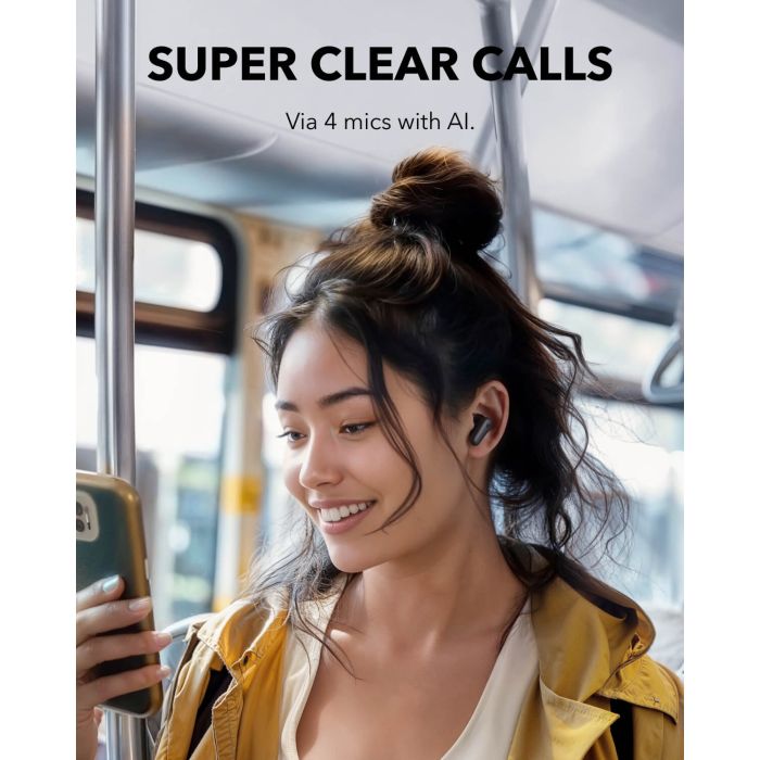 Anker Soundcore P30i brezžične slušalke, črne - slika 2