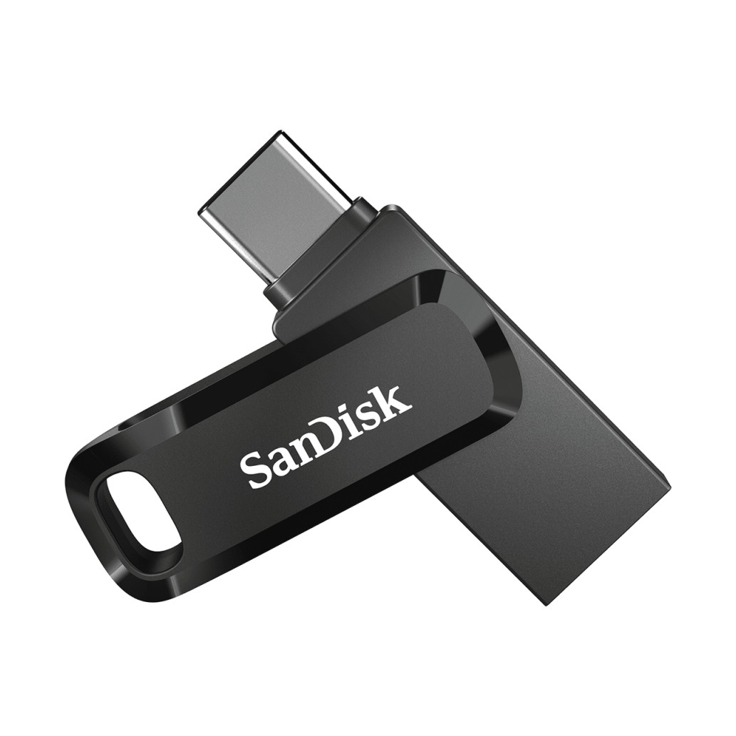 Spominski ključek 256GB USB 3.2/USB-C Sandisk Dual Drive Go 150MB/s plastičen vrtljiv črn (SDDDC3-256G-G46) - slika 4