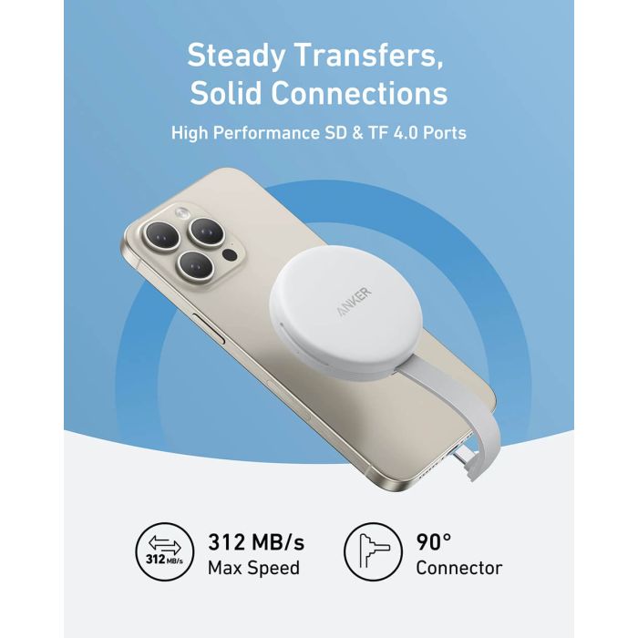 Anker MagGo USB-C Adapter (3-v-1, 10Gbps, za iPhone)