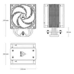 ARCTIC Freezer 36 A-RGB Black, hladilnik za desktop procesorje INTEL/AMD