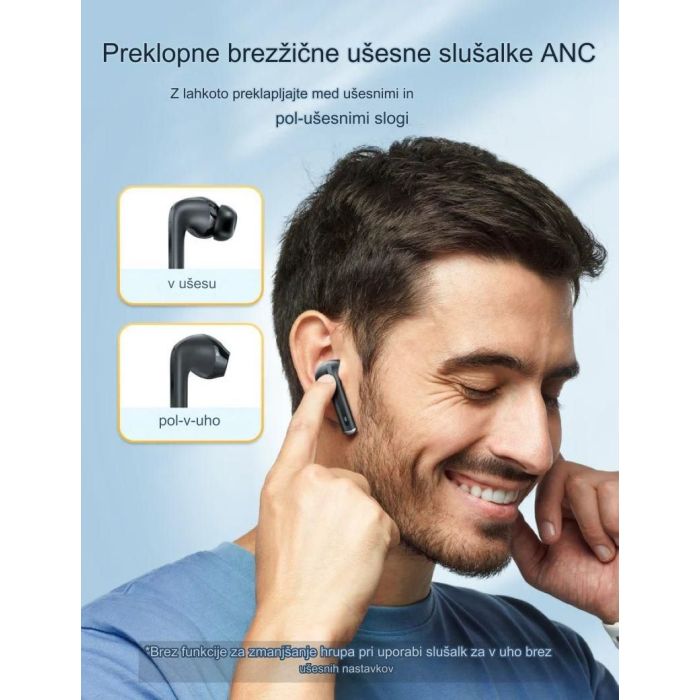 TaoTronics Brezžične slušalke BH1118 črne - slika 3