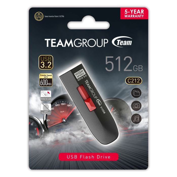 Teamgroup 512GB C212 USB 3.2 1000/800 MB/s spominski ključek - slika 4