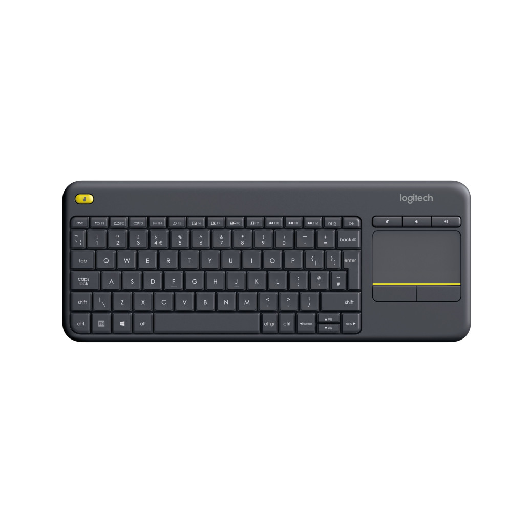 Tipkovnica brezžična Logitech K400 Plus | Slovenski nabor znakov črna + Touchpad (920-008385) - slika 4