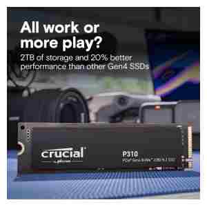 Crucial P310 2TB PCIe Gen4 NVMe 2280 M.2 SSD