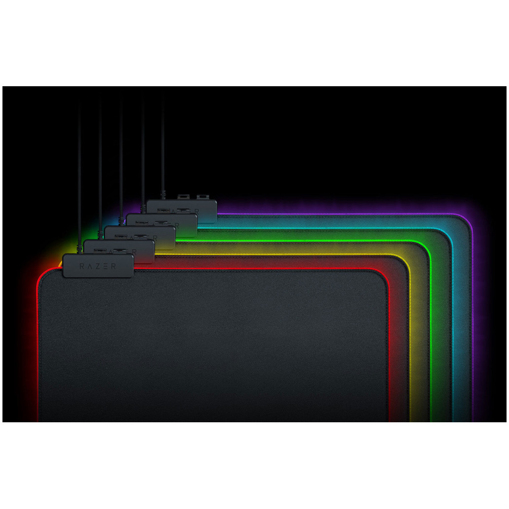 Podloga za miško Razer mikrovlakna 355x255x4mm Goliathus Chroma RGB osvetlitev črna (RZ02-02500100-R3M1) - slika 2