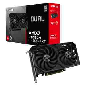Grafična kartica ASUS Dual Radeon RX 9060 XT OC, 16GB GDDR6, PCI-E 5.0 DUAL-RX9060XT-16G