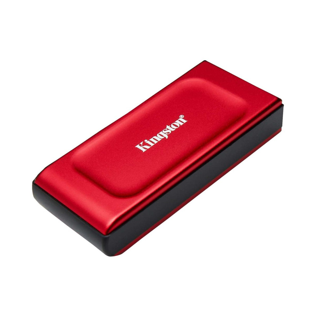 Prenosni disk SSD 2TB USB-C Kingston XS1000 1050/1000MB/s - rdeča (SXS1000R/2000G)