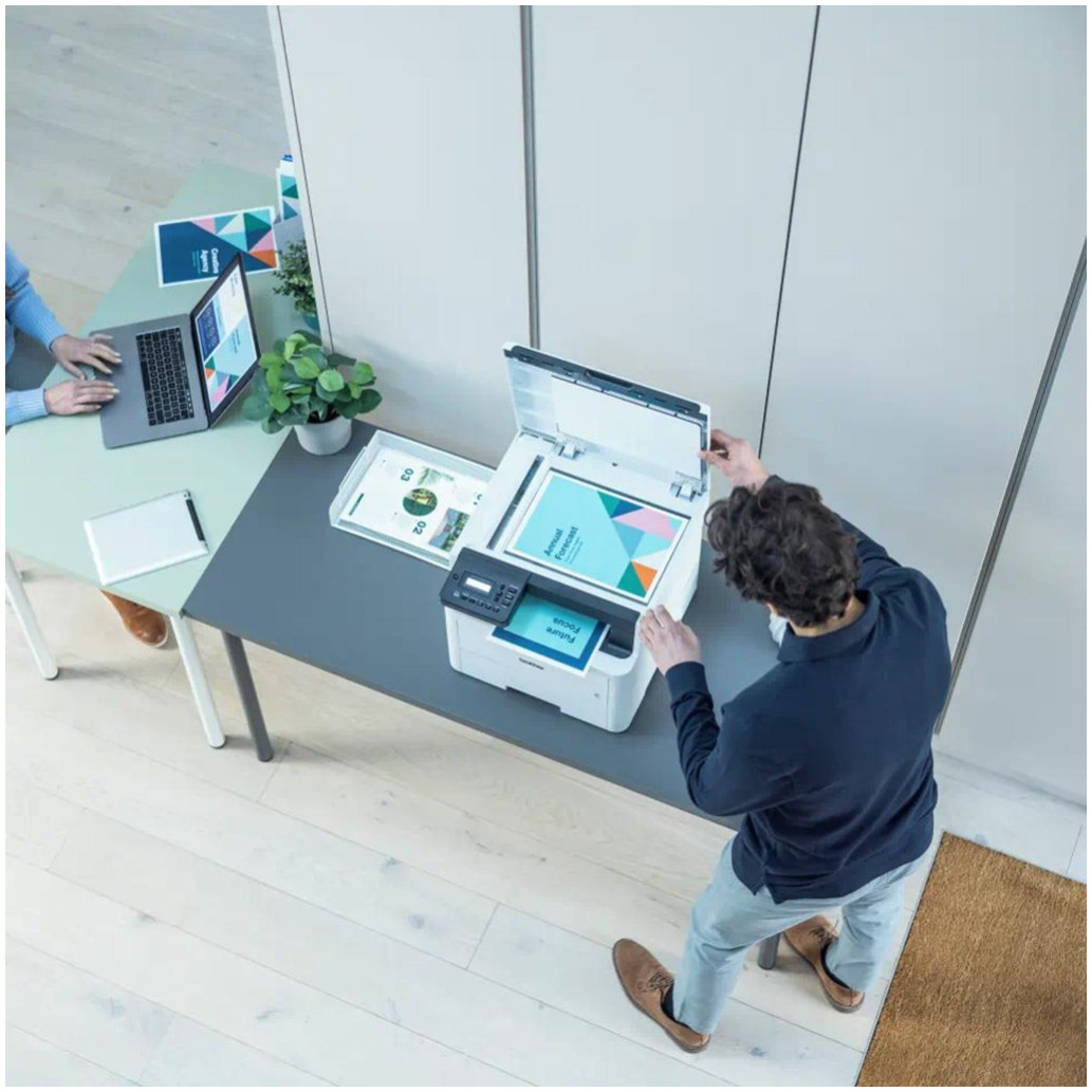 Tiskalnik multifunkcijski laserski barvni Brother DCP-L3520CDW A4 duplex tisk enostransko skeniranje USB WiFi 18ppm (DCP-L3520CDW) - slika 4