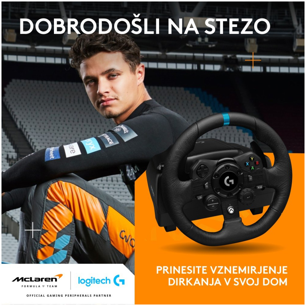 Volan Logitech G923 USB za Xbox X/S, Xbox One in PC (941-000158) - slika 2