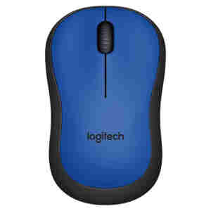 Miš brezžična za notesnike Logitech M220 silent modra (910-004879)