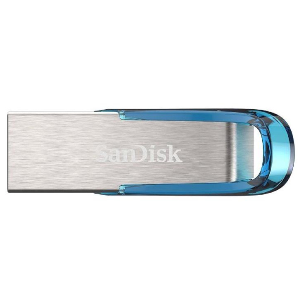 Spominski ključek 128GB USB 3.2 Sandisk Ultra Flair 150MB/s 60MB/s kovinski brez pokrovčka srebrn (SDCZ73-128G-G46B)