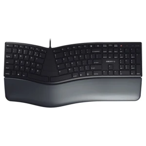 Tipkovnica Cherry USB ergonomska KC 4500 ERGO US international Ergonomska črna SLO gravura (JK-4500GB-2)