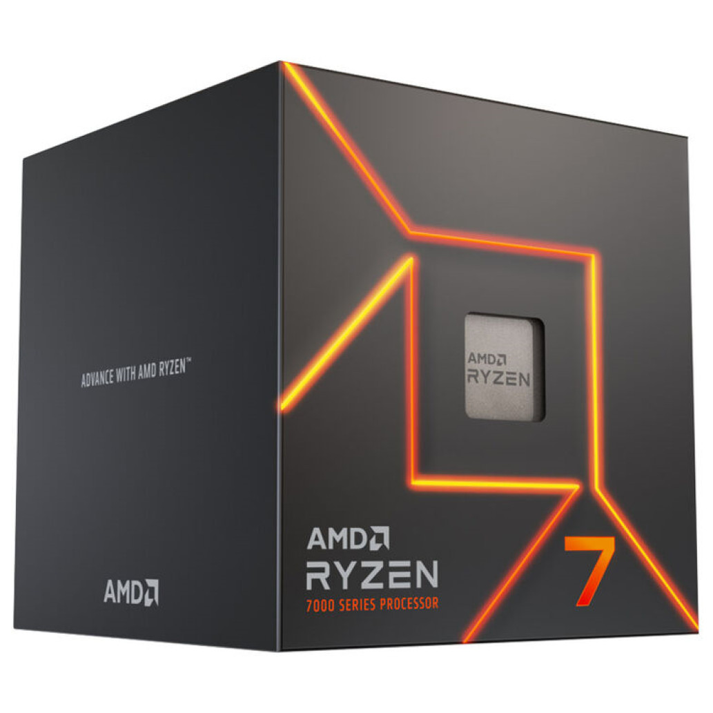 Procesor AMD AM5 Ryzen 7 7700 8C/16T 3.8Hz/5.3GHz BOX 65W grafika Radeon Wraith prism hladilnik RGB - slika 2