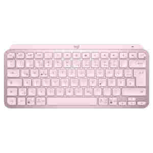 Tipkovnica brezžična Logitech MX Keys Mini US international | SLO gravura roza LED osvetlitev (920-010500)