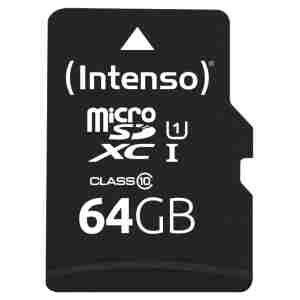 Spominska kartica SDXC-Micro 64GB Intenso 45MB/s U1 UHS-I (3423490)