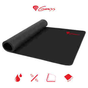 Podloga za miško Genesis Carbon 500 Maxi Logo vodoodporna zaščiteni robovi 900x450mm