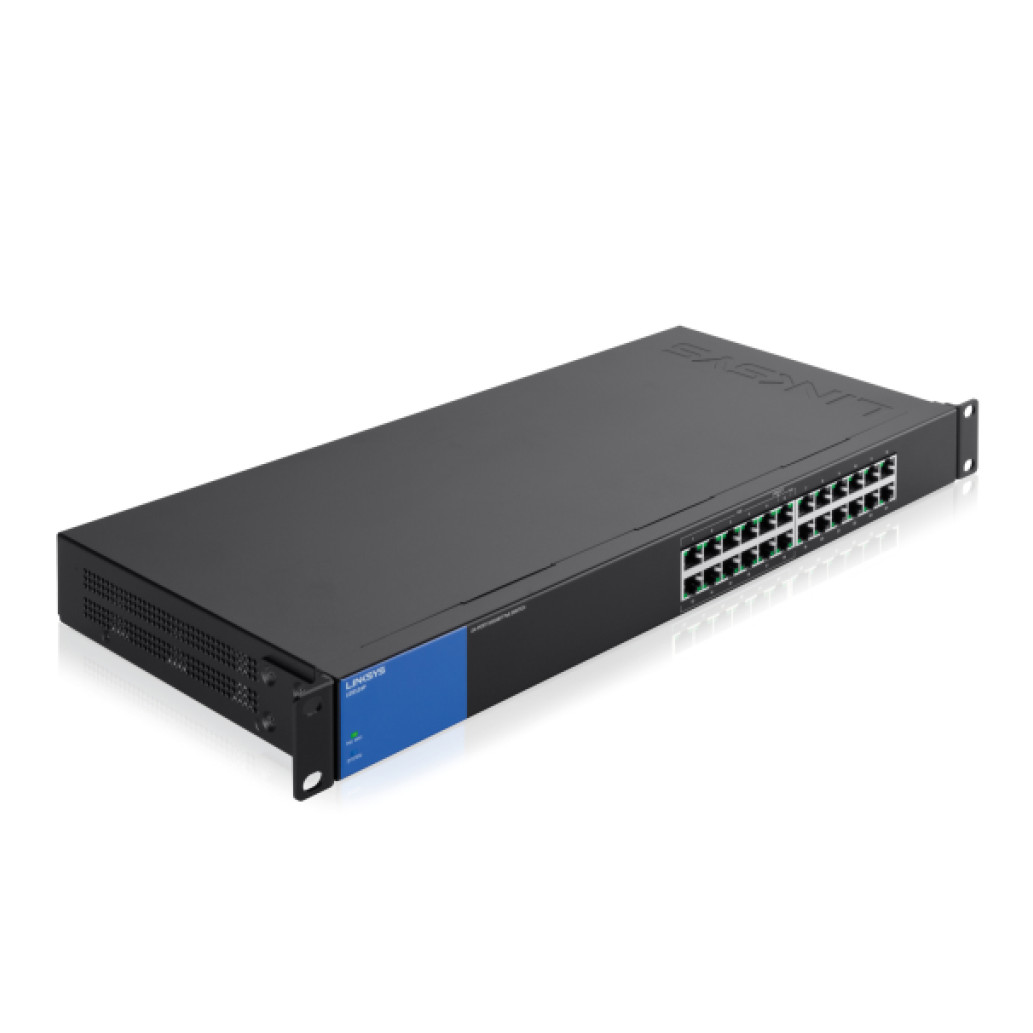 STIKALO 24-PORT Linksys 100/1000 PoE Rack (LGS124P-EU)