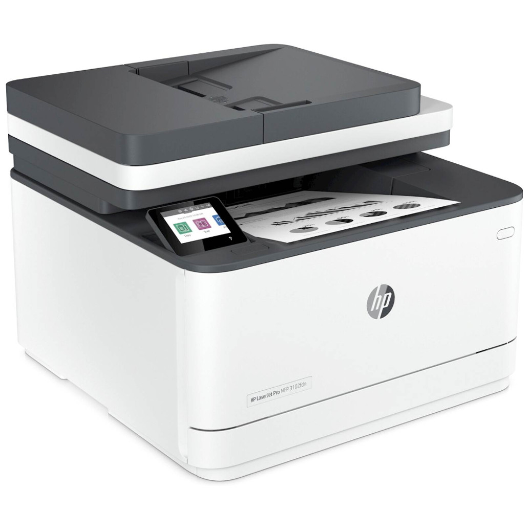 Tiskalnik multifunkcijski laserski ČB HP LaserJet Pro 3102fdn A4 duplex tisk enostransko skeniranje faks USB LAN 40ppm Cashback 1.2.-30.4.2026 - 30€ (3G629F#B19)