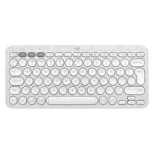 Tipkovnica Logitech Bluetooth Pebble Keys 2 K380s bela SLO gravura (920-011852)