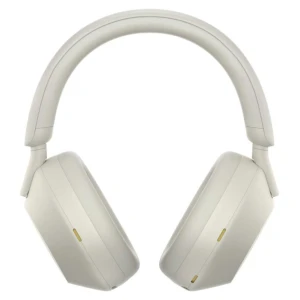 Slušalke brezžične naglavne Bluetooth stereo SONY WH-1000XM5 z mikrofonom - srebrne