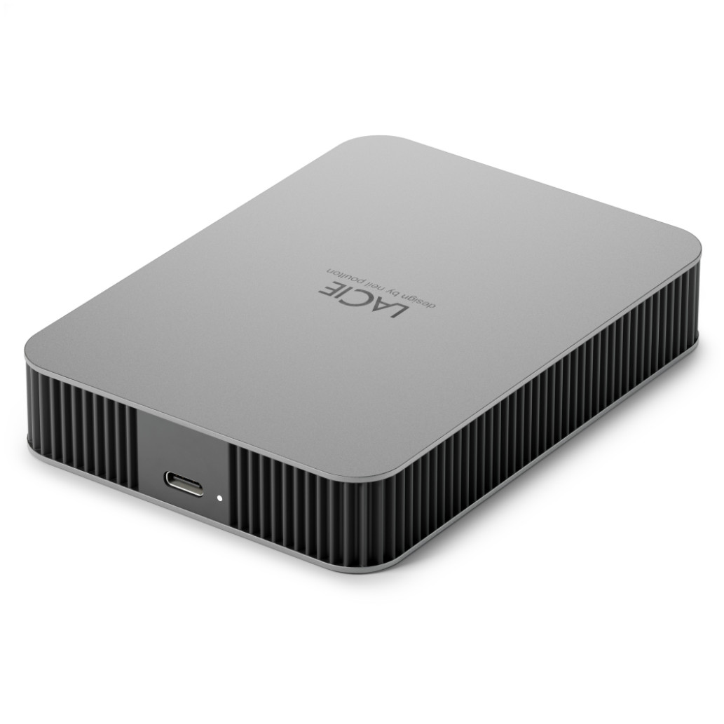 Prenosni disk 6,4cm (2,5") 4TB USB-C 3.0 LaCie Mobile Drive - srebrn