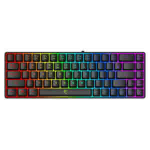 Gaming Tipkovnica Žična WHITE SHARK Ronin US | SLO gravura črna RGB (GK-2201 RONIN-B-HR)