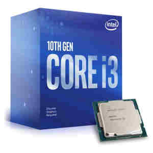 Procesor Intel 1200 Core i3 10100F 4C/8T 3.6GHz/4.3GHz BOX 65W brez grafike hladilnik Intel