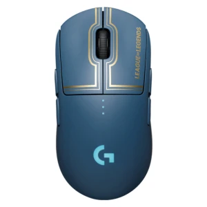 Miš Logitech brezžična optična gaming G PRO LOL Wave 2 modra (za levičarje in desničarje) LightSpeed senzor (910-006451)