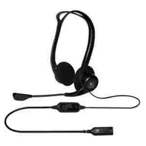 Slušalke Logitech USB PC 960 stereo z mikrofonom (981-000100)