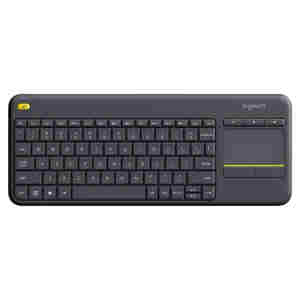 Tipkovnica brezžična Logitech K400 Plus | Slovenski nabor znakov črna + Touchpad (920-008385)