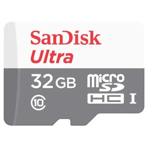 Spominska kartica SDHC-Micro 32GB Sandisk 100MB/s/10MB/s U1 UHS-I +adapter (SDSQUNR-032G-GN3MA)