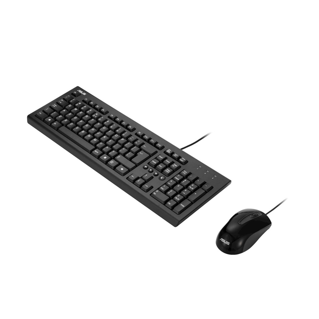 Tipkovnica in miš Asus USB-A desktop U2000 SLO črna Copilot tipka (90-XB1000KM00240-) - slika 2