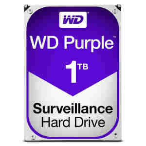 Trdi disk 1TB SATA3 WD10PURZ 6Gb/s 64MB Purple - primerno za snemalnike 24/7 delovanje