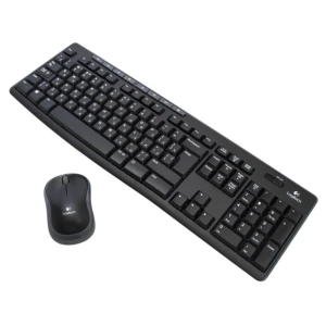 Tipkovnica in miš Logitech brezžična desktop MK270 desktop črna (920-004532)