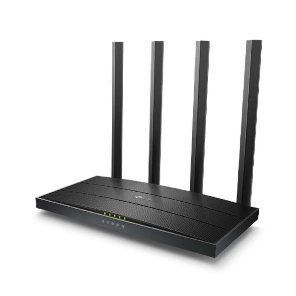 Usmerjevalnik brezžični TP-Link WiFi5 802.11ac AC1200 867Mbit/s dualband MU-MIMO 4xLAN 4x antena (ARCHER C6 V3.2)