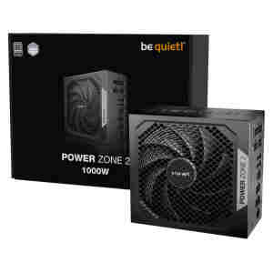 Napajalnik - 1000W be quiet! Power Zone 2 1000 80Plus Platinum 94% ATX 3.1 (Gen5) Modular 140mm črna (BP008EU)