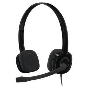 Slušalke Logitech 3.5 H151 stereo z mikrofonom - črne (981-000589)