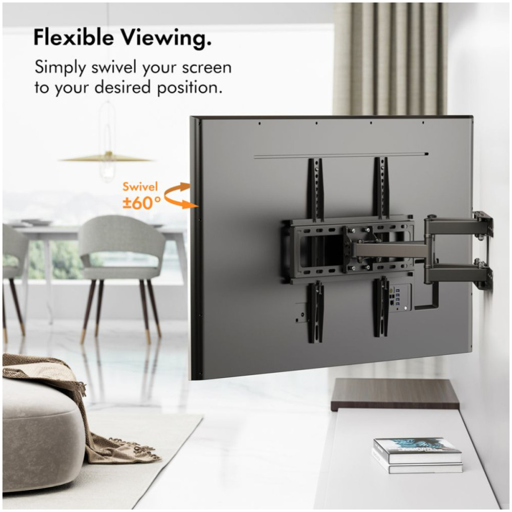 Nosilec za LCD TV 23"-56" / 58,4-142cm do 45kg pregibni VonHaus (3005060) - slika 3