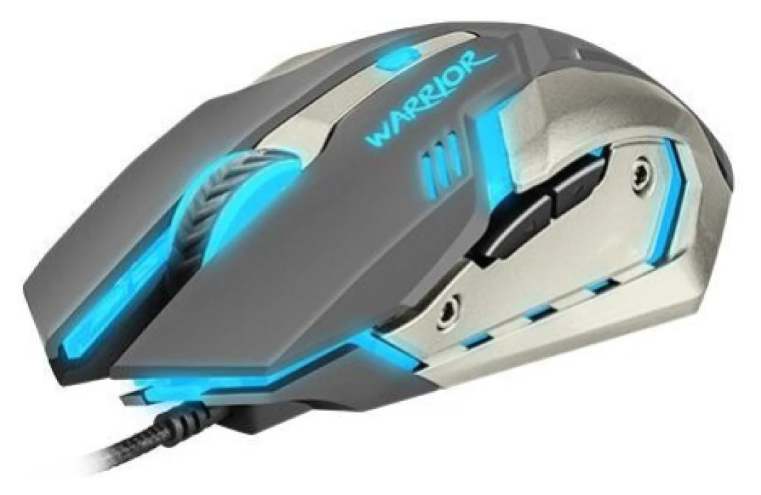 Miš NATEC USB Fury Warrior M optična gaming 3200DPI LED osvetlitev črna-modra (NFU-0869) - slika 2