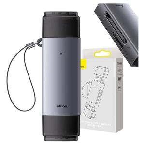 Zunanji čitalec kartic BASEUS Lite USB3.0/USB-C za SD TF (WKQX060113)